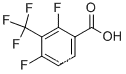 Molecular Structure of 157337-81-0 (2,4-Difluoro-3-(trifluoromethyl)benzoic acid)